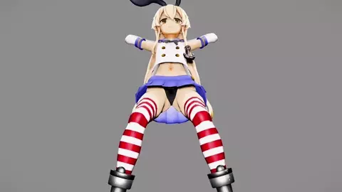 Shimakaze Squat [R18] MMDA