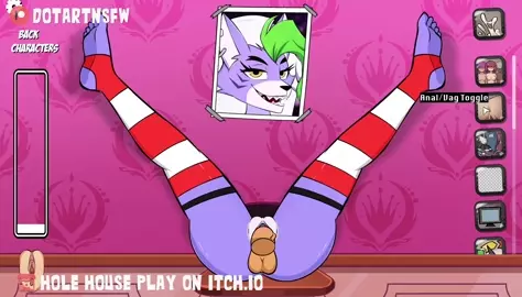Roxy FNAF Legs Spread In Glory Hole Creampie - Hole House Game