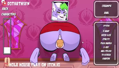 Roxy FNAF Big Ass Bouncing Creampie Glory Hole - Hole House Game