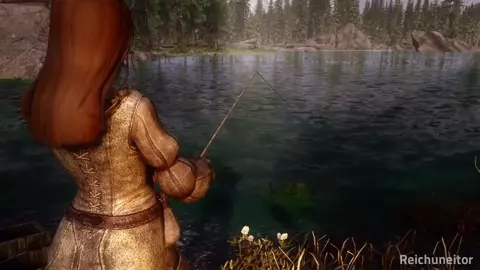 Fishing gone wild - Skyrim