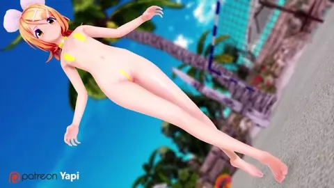 Sexy Butt Plug Bikini - Marine Bloomin
