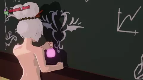 Futanari transformation by infected heart