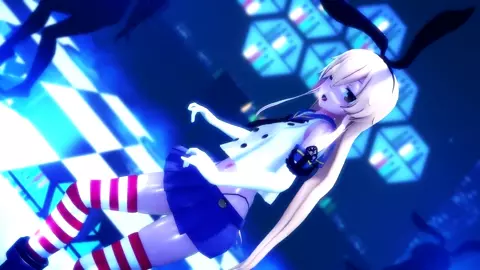 Shimakaze - Sticky Sticky [MMD R15] Hamselvish