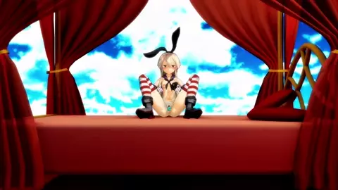 Shimakaze - Auto dildo in bed [R18] Muta81
