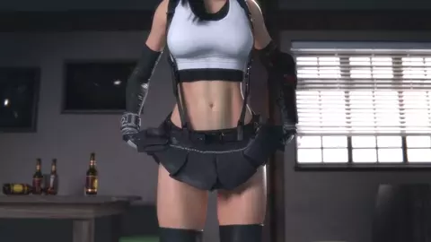 Tifa Shows Her Panties『Lvl3Toaster』
