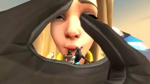 Mercy's kiss by thelittleboot
