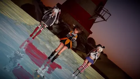Shimakaze, Amatsukaze & Naka - The Law of God [MMD R18] Gunny2010
