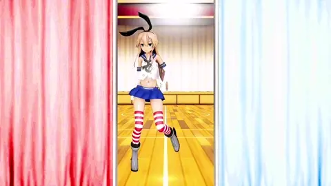 Shimakaze - Hi Fi Raver [MMD R18] RubyMMD