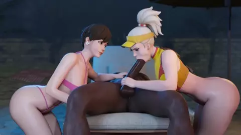 Mercy and Tracer [Blacked][LM19][NO WM]