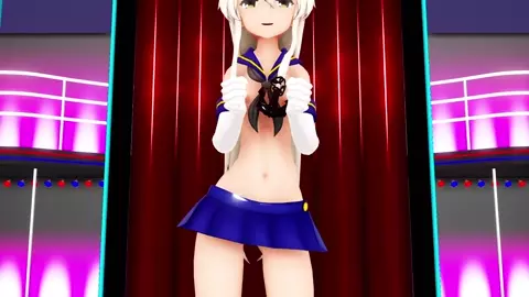 Shimakaze - Kensei Striptease [MMD R18] RubyMMD