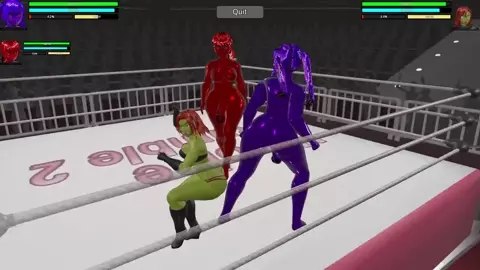 Naz Gets Slimed! Heroine Rumble 2