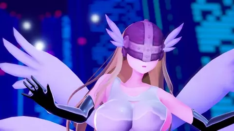 Angewomon in KUROMARU's trap! (Race Queen Outfit) [ブラン]