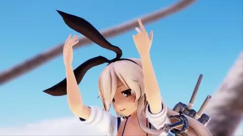 Shimakaze - Play with fire [MMD R15] Redils
