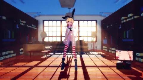 Shimakaze - Whiplash [MMD R18] Hamselvish