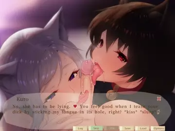 The Hidden Village of Witches and Catgirls - Shiro and Kuro Threesome