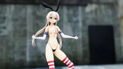 Shimakaze - Streaming Heart [MMD R15] Kuro Neko