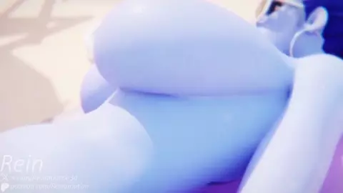 Widow's Relaxing Beach Day[Reinamation3d][4k 60fps]