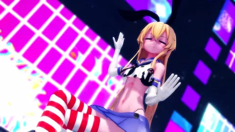 Shimakaze - Mad Lovers [MMD R15] Hamselvish
