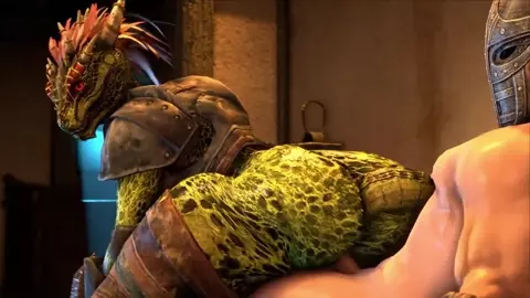 Lizard bribing the guard『AlphaWolf77』