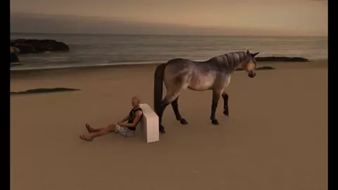 Mare vs man by big_d