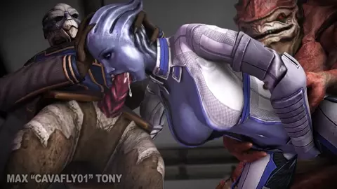 Liara taking care of the Crew