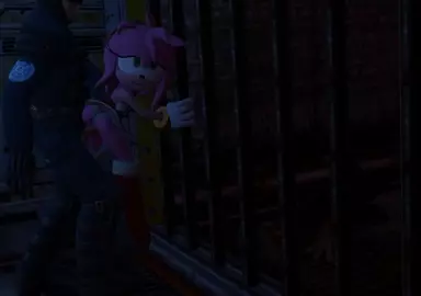 Amy Caught by Soldier Gun