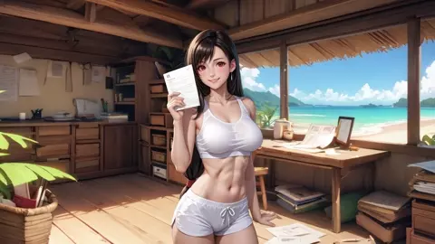 Tifa, Aerith & Yuffie's Cock Training Summer Camp [Voiced]