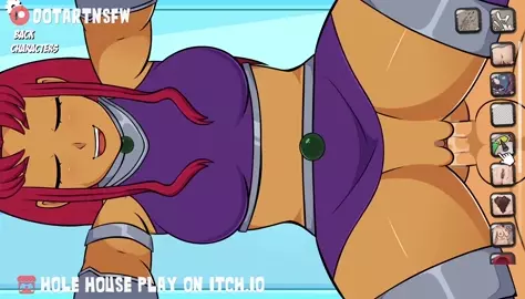Starfire Full Scenes Creampie Compilation - Hole House Game