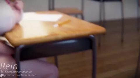 Dva bored in class...[Reinamation3d] [4k 60fps]