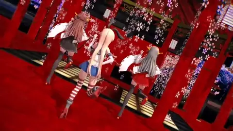 Shimakaze, Kongou & Haruna - Lamb [MMD R15] ShenshiDao