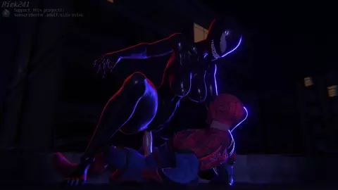 She-Venom Cowgirl Spider-Man