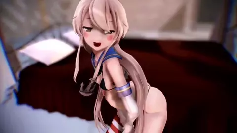 Shimakaze - Sweet Devil [MMD R15] Ochacha