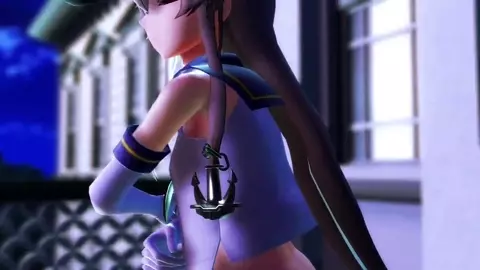 Shimakaze - Luvoratorrrrry! [MMD R15] Purin