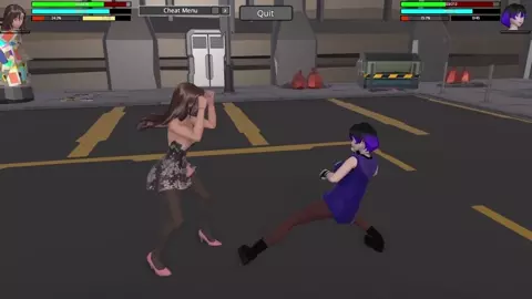 HRSL: Reina vs Skyla Street Fight