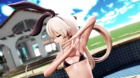 Shimakaze - BBF [MMD R15] Gib