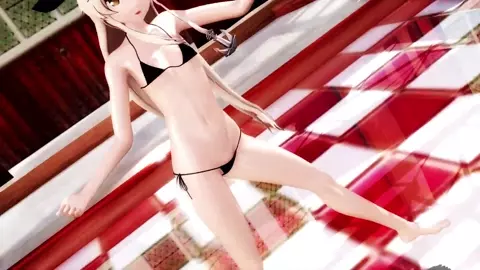 Shimakaze - Solar System Disco [MMD R15] Gib