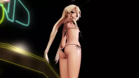 Shimakaze - Gokurakujoudo [MMD R15] Gib