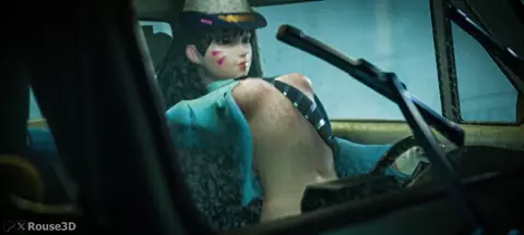 D.Va - Thigh Ride [Rouse3D]