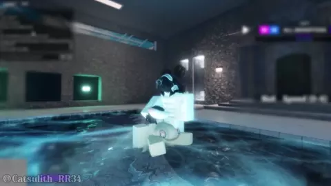 Alone in the pool turns into a rough fuck | Sex with a follower (11) | Session