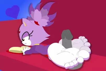 Blaze Footjob [Baggy]