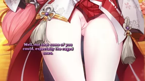 [Animated and Voiced HJOI] Yae's Gangbang - Day 13 (Soft Femdom Multiple Day Series)