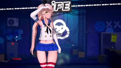 Shimakaze - Gishinanki [MMD R18] GenesisMMD
