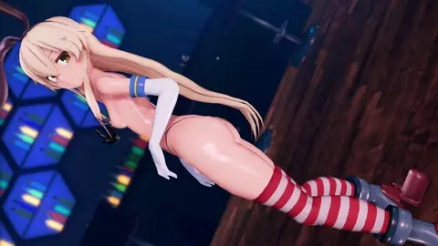 Shimakaze - ILLELLA (ver. 2) [MMD R18] GenesisMMD