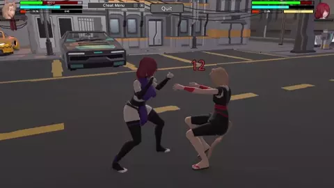 HRSL: Aria vs Elaine Street Fight