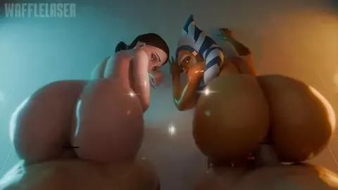 Padme Amidala and Ahsoka Tano get fucked