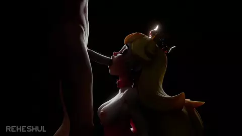 Peachy blowjob