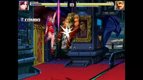 Athena Asamiya VS Rugal Bernstein