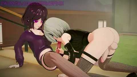Pixie Fucks Futa 2B - PuddingPixie