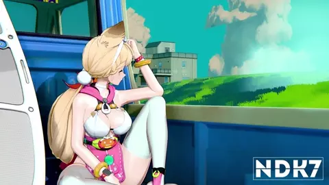 Alice can't resist before reaching the beach [NDK7]