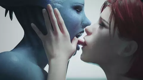 Shepard & Liara TS [Nude][Zmsfm][4K60FPS]